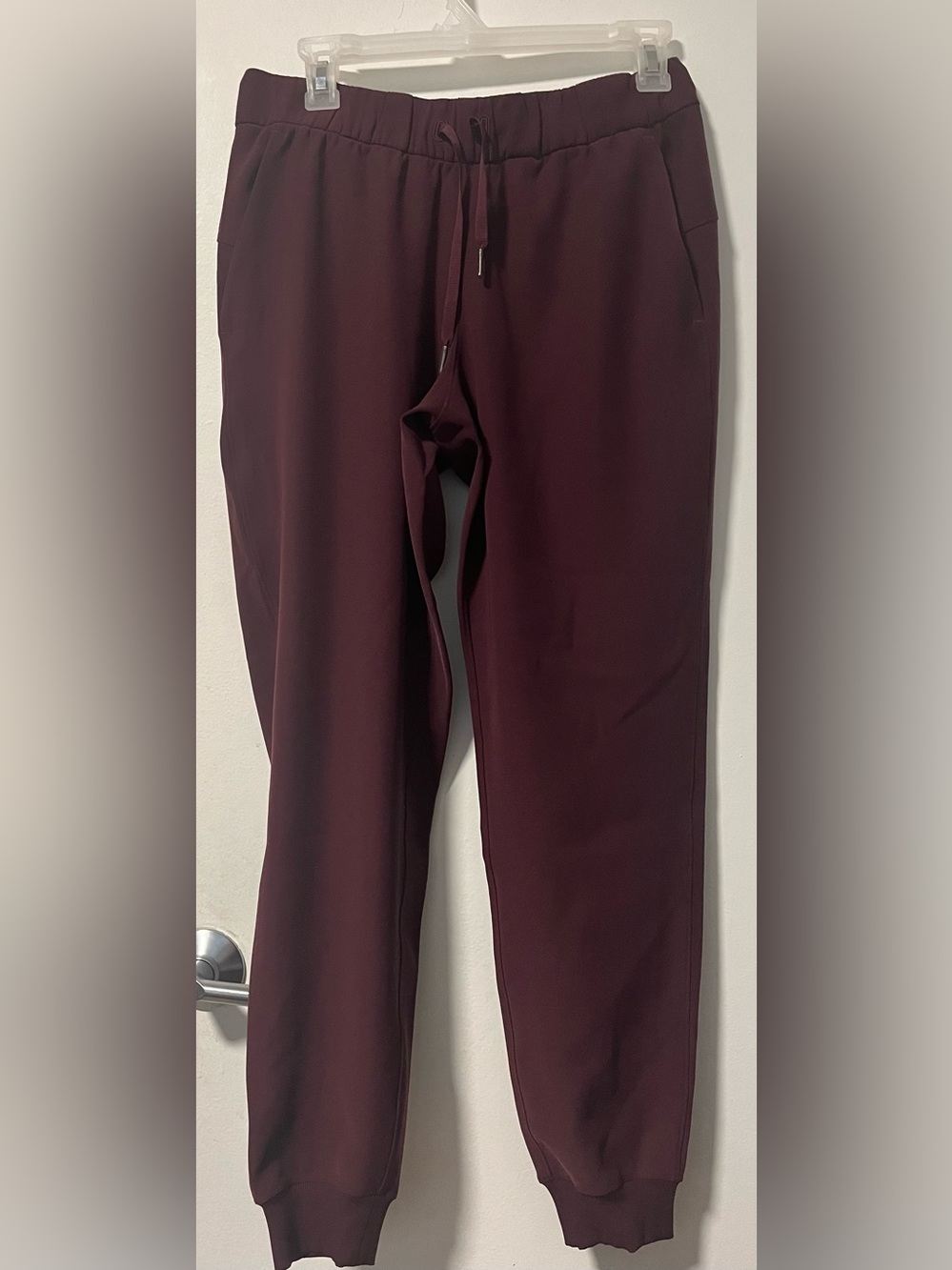 lululemon athletica Womens Maroon Drawstring Joggers